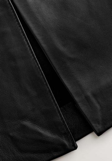 Кожаная юбка