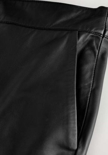 Кожаная юбка