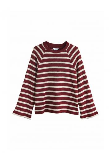 Пуловер в полоску