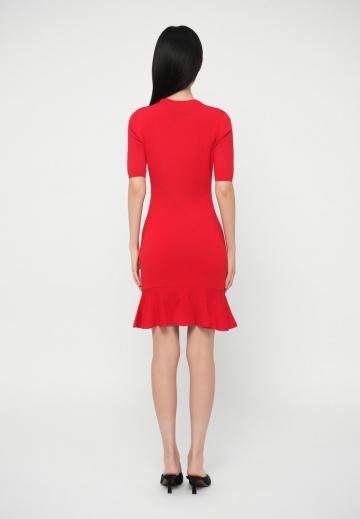 Вязаное платье