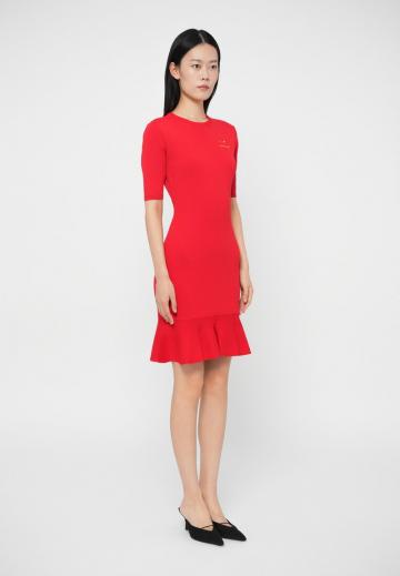 Вязаное платье