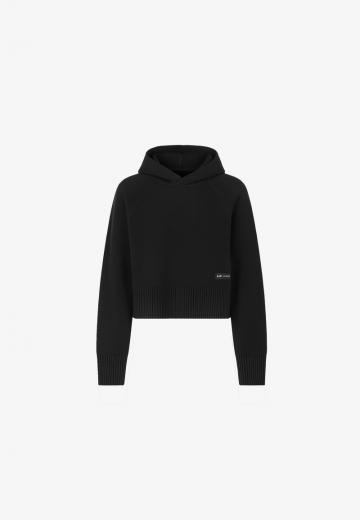 Пуловер с капюшоном