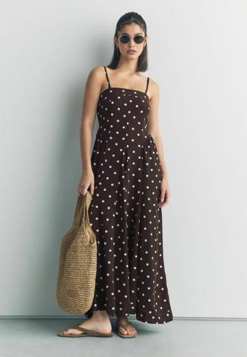 Платье без бретелек