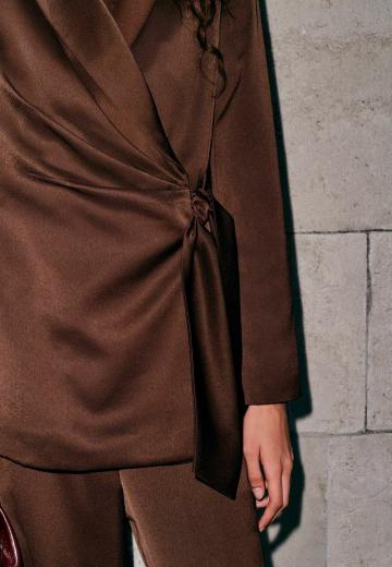 Длинный блейзер