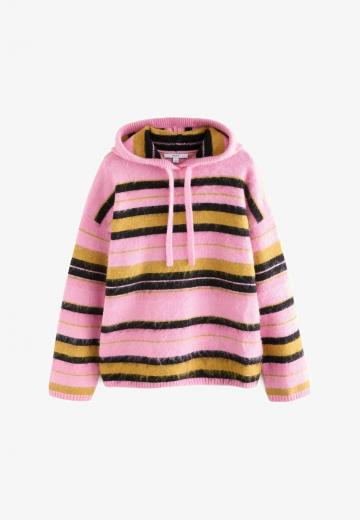 Пуловер с капюшоном