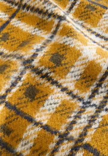 Жаккардовая вязаная кофта