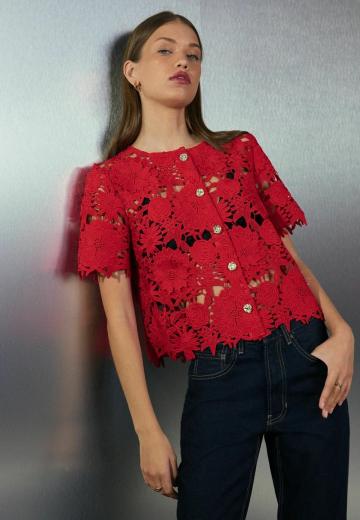 Кружевная блузка