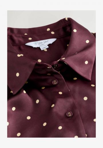 Атласная блузка