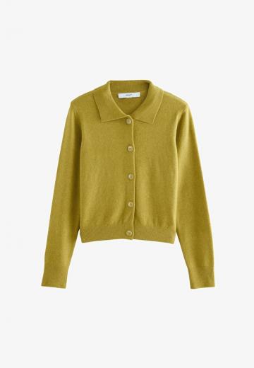 Жаккардовая вязаная кофта