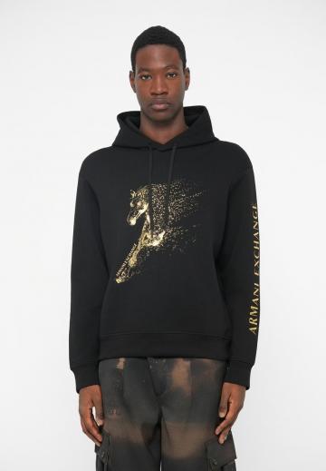 Пуловер с капюшоном