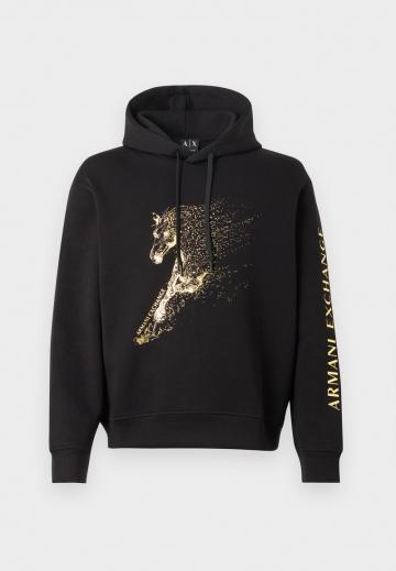 Пуловер с капюшоном