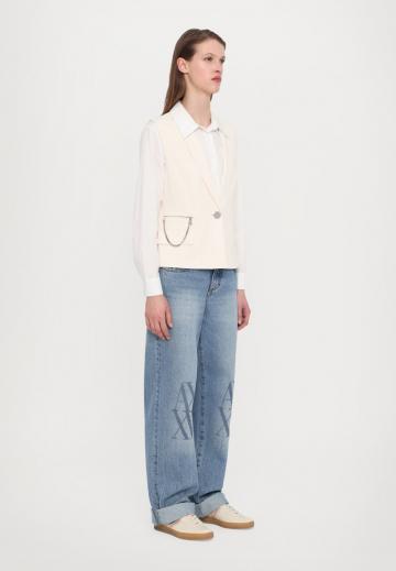 Джинсовая жилетка