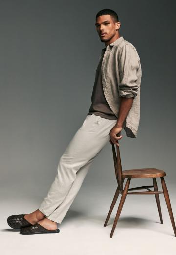 Льняные брюки