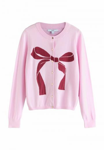 Жаккардовая вязаная кофта