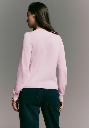 Жаккардовая вязаная кофта