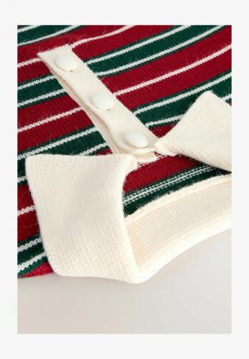 Пуловер с воротником поло