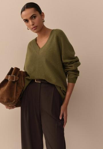 Длинный пуловер