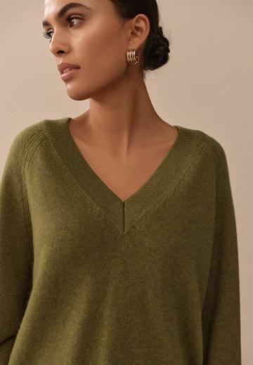 Длинный пуловер