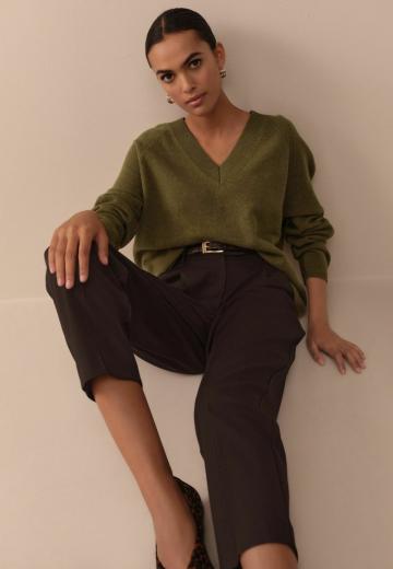 Длинный пуловер