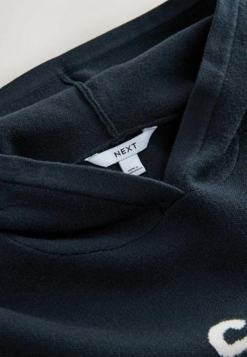 Пуловер с капюшоном