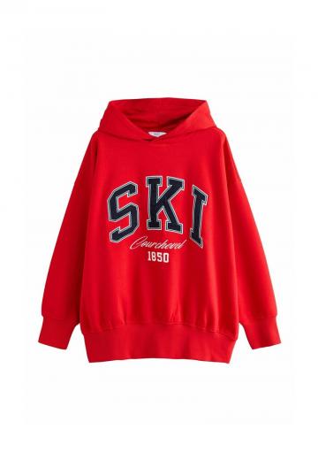 Пуловер с капюшоном