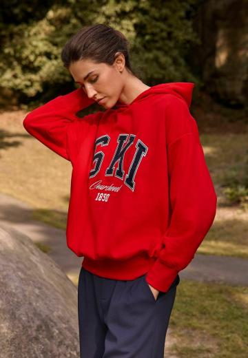 Пуловер с капюшоном