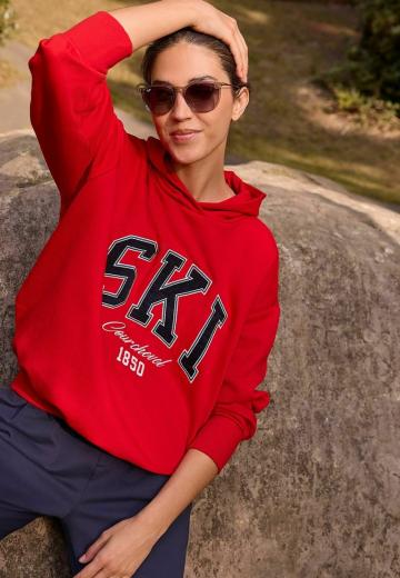 Пуловер с капюшоном