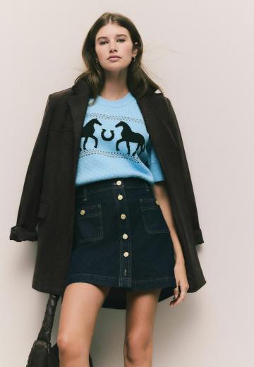 Джинсовая юбка