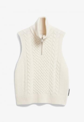 Пуловер без рукавов