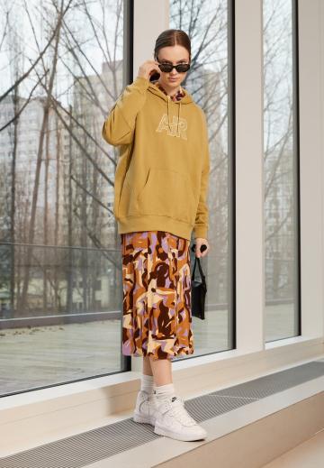 Пуловер с капюшоном