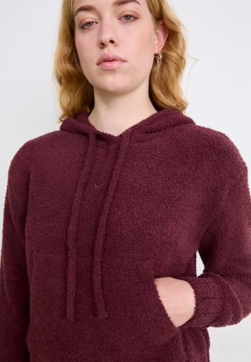 Пуловер с капюшоном