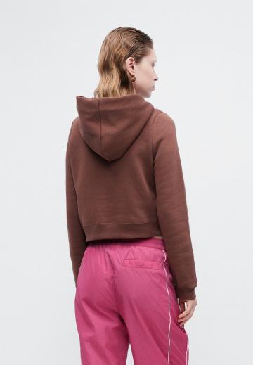 Пуловер с капюшоном