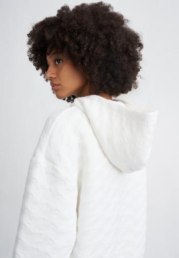 Пуловер с капюшоном