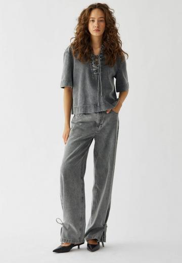 Джинсовая жилетка