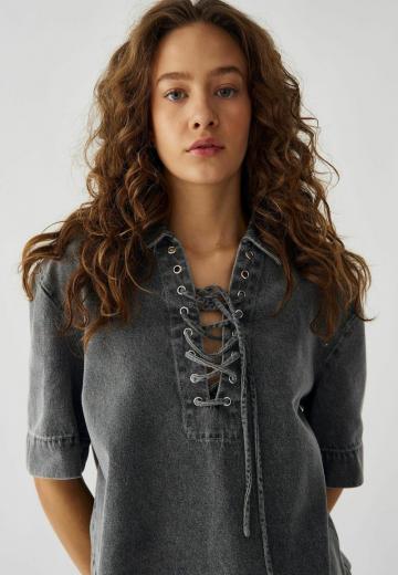 Джинсовая жилетка