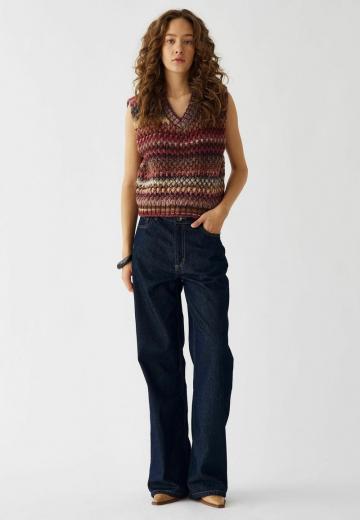 Пуловер без рукавов