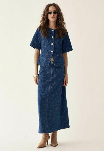 Джинсовая жилетка