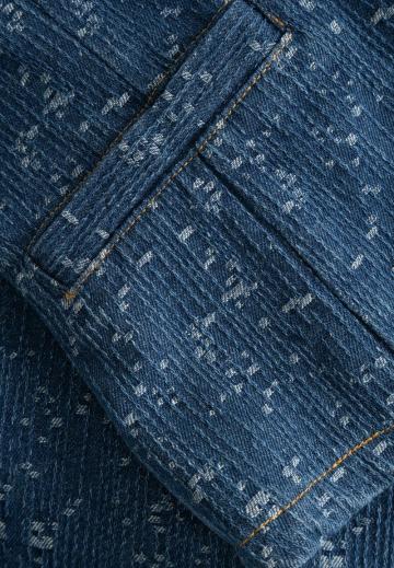 Джинсовая жилетка