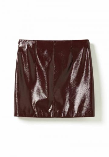 Кожаная юбка