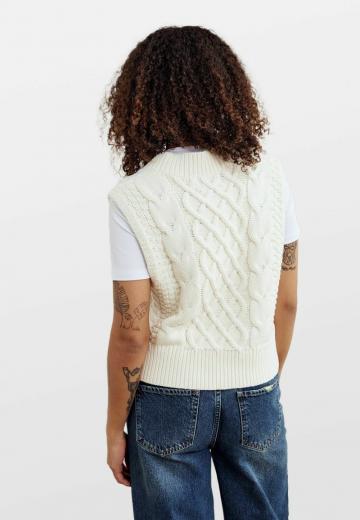 Пуловер без рукавов