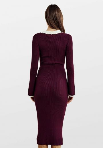 Вязаное платье