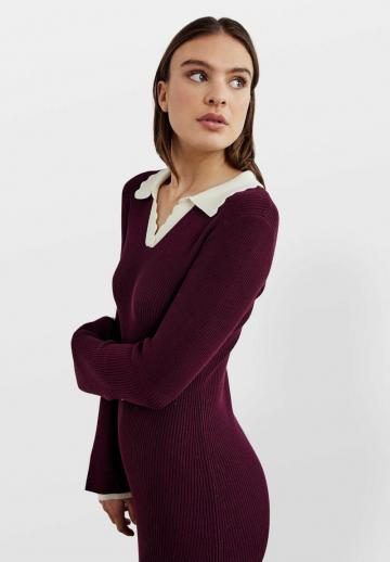 Вязаное платье