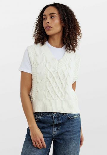 Пуловер без рукавов