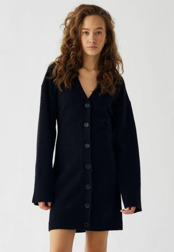 Вязаное платье