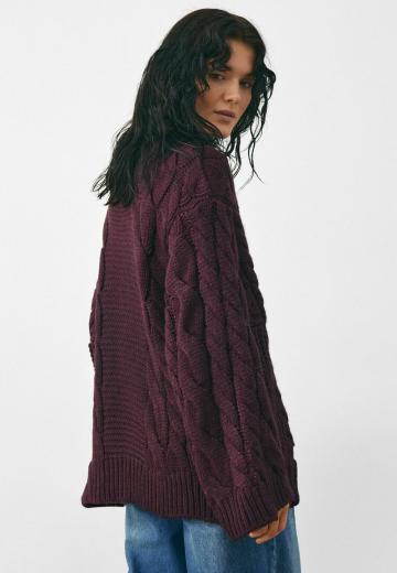 Длинный пуловер