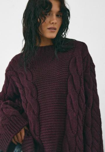 Длинный пуловер