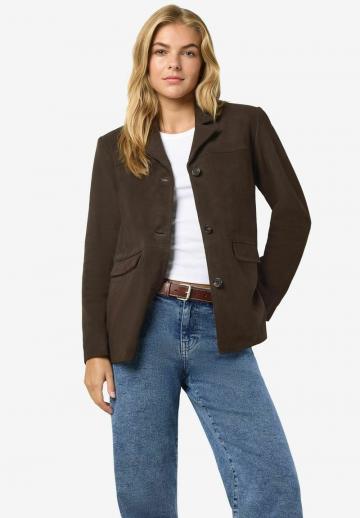 Кожаное пальто