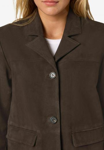 Кожаное пальто