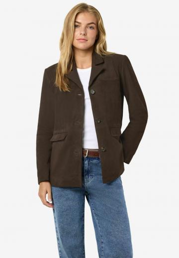 Кожаное пальто