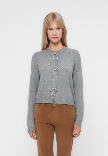 Вязаный жилет